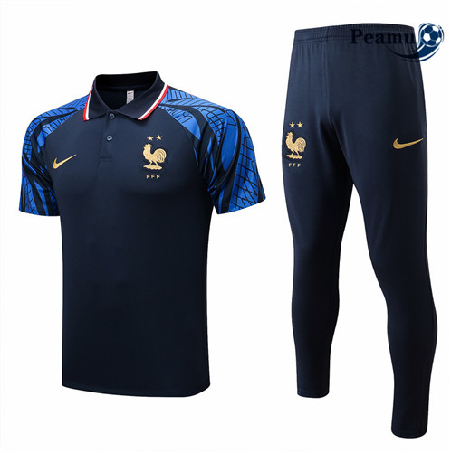 Vender Camisola Kit Entrainement foot polo Francia + Pantalon Azul Profundo 2022-2023 t276 baratas | peamu.pt