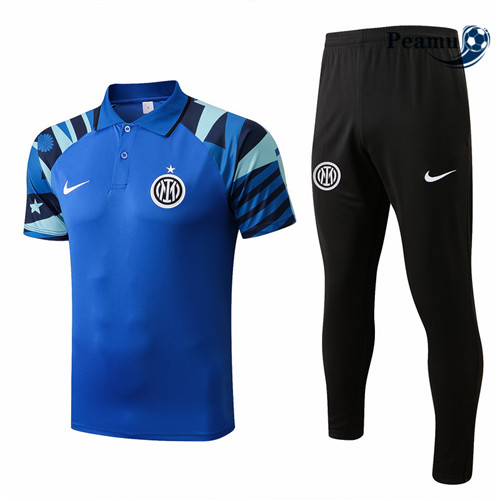 Comprar Camisola Kit Entrainement foot polo Inter Milan + Pantalon Azul 2022-2023 t289 baratas | peamu.pt
