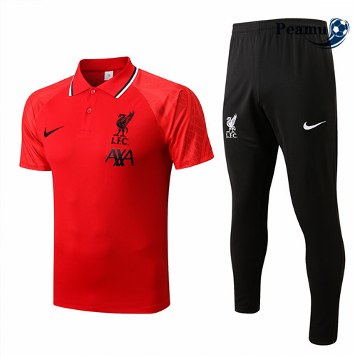 Comprar Camisola Kit Entrainement foot Liverpool + Pantalon Rojo/Negro 2022-2023 t317 baratas | peamu.pt