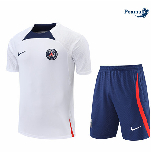 Vender Camisola Kit Entrainement foot Paris PSG + Pantalon Rojo/Azul 2022-2023 t398 baratas | peamu.pt