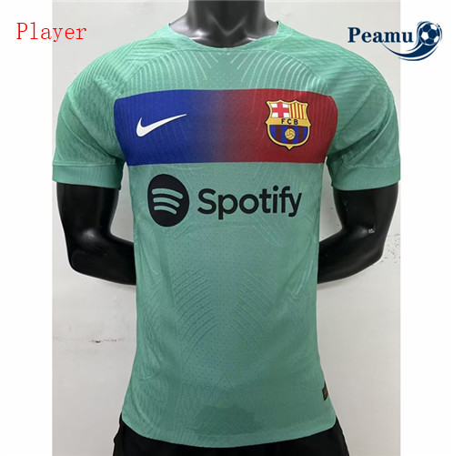 Peamu: Novas Camisola Futebol Barcelona Player Version Verde 2023-2024