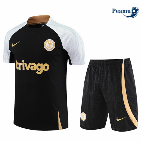Peamu: Comprar Camisola Kit Entrainement Futebol Chelsea + Pantalon Preto 2023-2024
