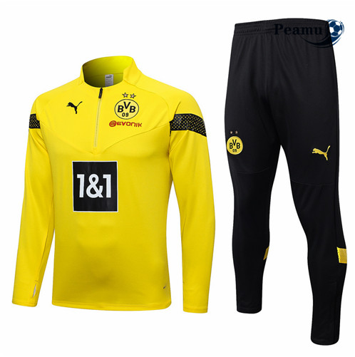 Peamu: Novas Camisola Futebol Fato de Treino Borussia Dortmund Amarelo 2022-2023