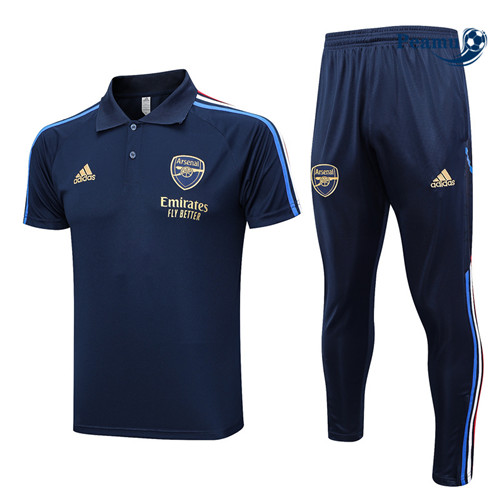 Réplicas Camisola Kit Equipamento Training Arsenal Polo + Pantalon Azul 2023-2024