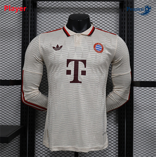 Camisola Futebol Bayern de Munique Player Alternativa Equipamento Manga comprida 2024-2025