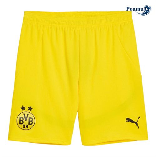 Camisola Futebol Borussia Dortmund Calcoes Alternativa Equipamento Amarelo 2024-2025