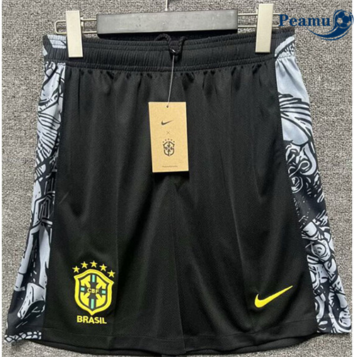 Camisola Futebol Brasil Calcoes Equipamento Preto 2024-2025