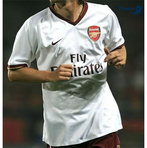 Camisola Futebol Retrô Arsenal Alternativa Equipamento 2007-08