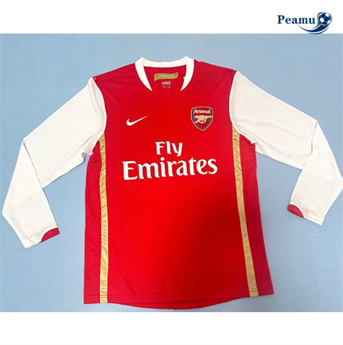 Camisola Futebol Retrô Arsenal Principal Equipamento Manga comprida 2006-07