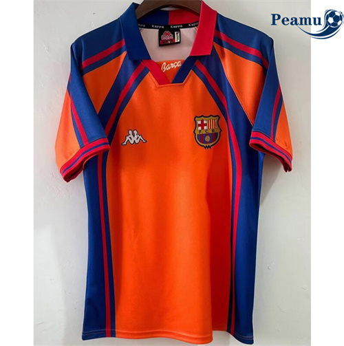 Camisola Futebol Retrô Barcelona Alternativa Equipamento 1998