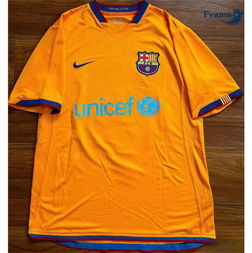 Camisola Futebol Retrô Barcelona Alternativa Equipamento 2006-07