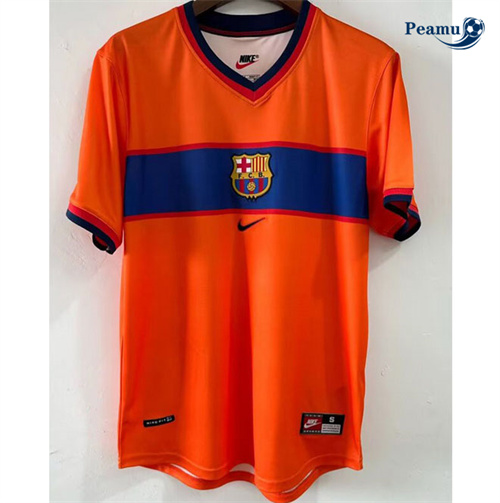 Camisola Futebol Retrô Barcelona Alternativa Equipamento 1999