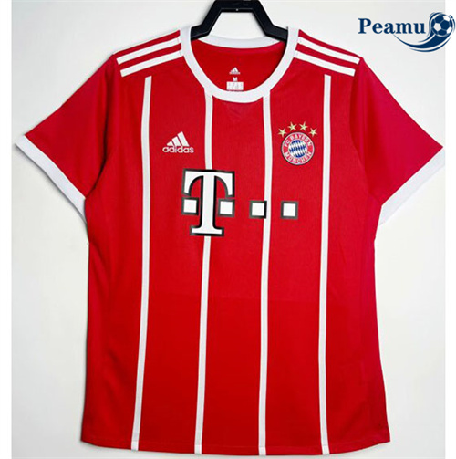 Camisola Futebol Retrô Bayern de Munique Principal Equipamento 17-18