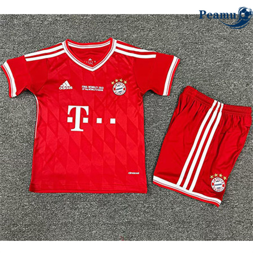 Camisola Futebol Retrô Bayern de Munique Crianças Principal Equipamento 2013-14