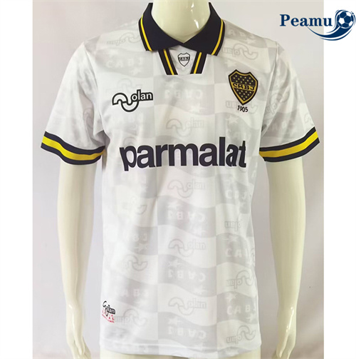 Camisola Futebol Retrô Boca Juniors Alternativa Equipamento 1995-96