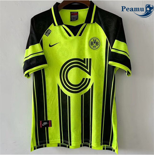 Camisola Futebol Retrô Borussia Dortmund Principal Equipamento 1995