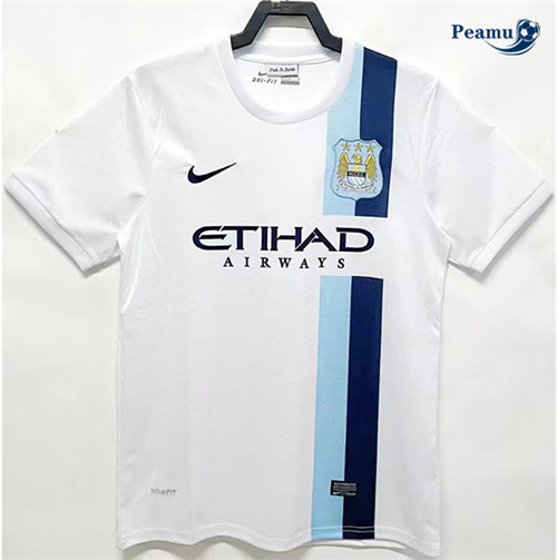 Camisola Futebol Retrô Manchester City Terceiro Equipamento 2013-14