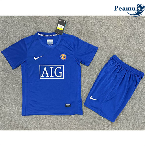 Camisola Futebol Retrô Manchester United Alternativa Equipamento 2008-09