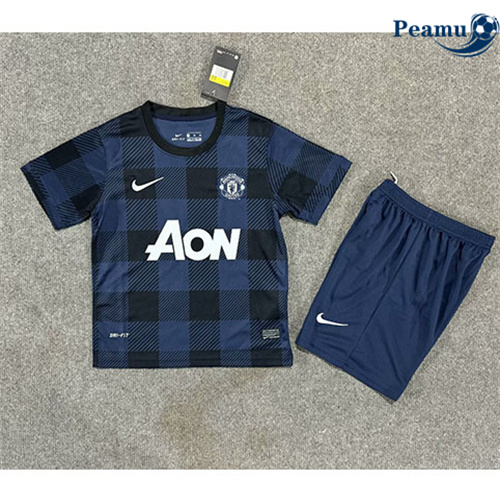 Camisola Futebol Retrô Manchester United Crianças Alternativa Equipamento 2013-14