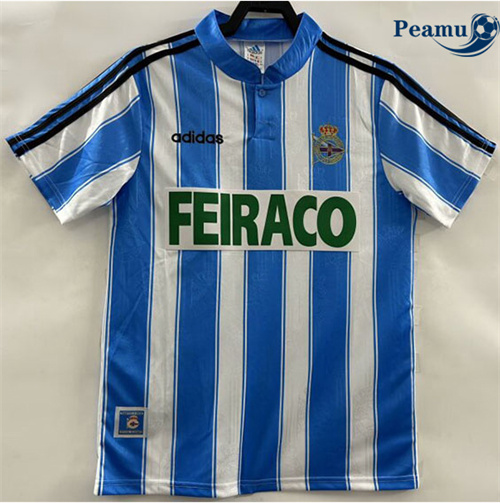 Camisola Futebol Retrô Deportivo de La Corogne Principal Equipamento 1997-98