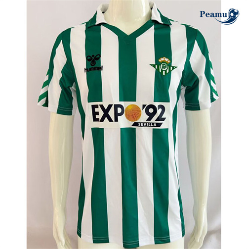 Camisola Futebol Retrô Real Betis Principal Equipamento 1988-89