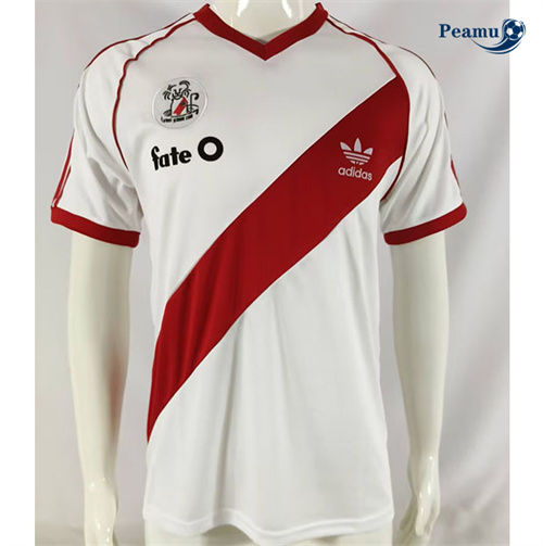 Camisola Futebol Retrô River Plate Principal Equipamento 1986-87