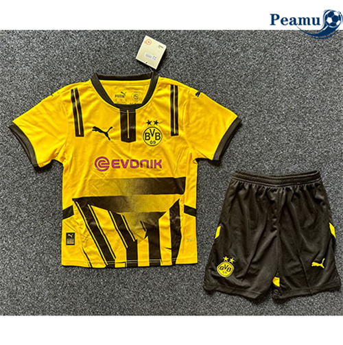 Camisola Futebol Borussia Dortmund Crianças Equipamento Amarelo 2024-2025