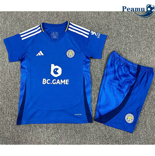 Camisola Futebol Leicester City Crianças Principal Equipamento 2024-2025