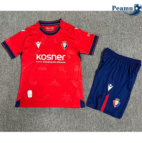 Camisola Futebol Osasuna Crianças Principal Equipamento 2024-2025