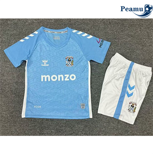 Camisola Futebol Coventry City Crianças Principal Equipamento 2024-2025