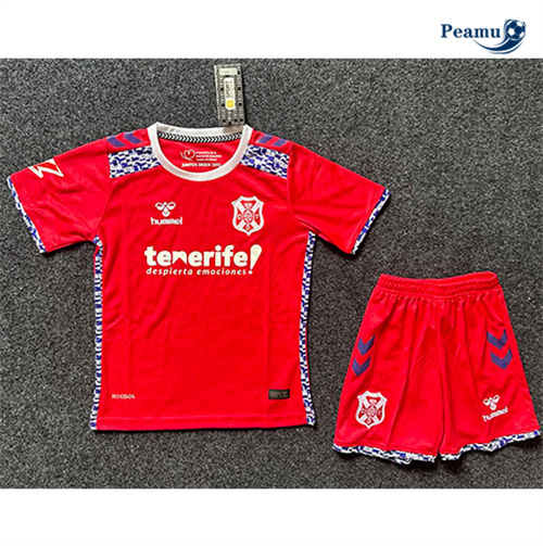 Camisola Futebol Tenerife Crianças Equipamento Vermelho 2024-2025