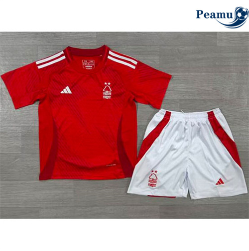 Camisola Futebol Nottingham Forest Crianças Principal Equipamento 2024-2025