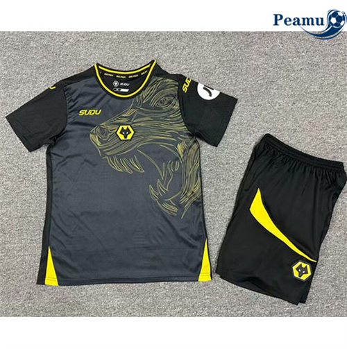 Camisola Futebol Wolves Crianças Alternativa Equipamento 2024-2025