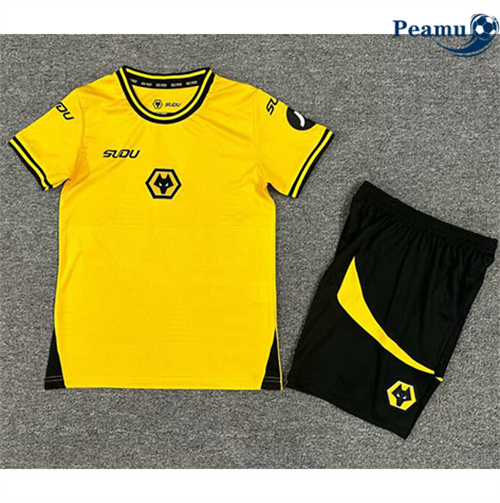 Camisola Futebol Wolves Crianças Principal Equipamento 2024-2025