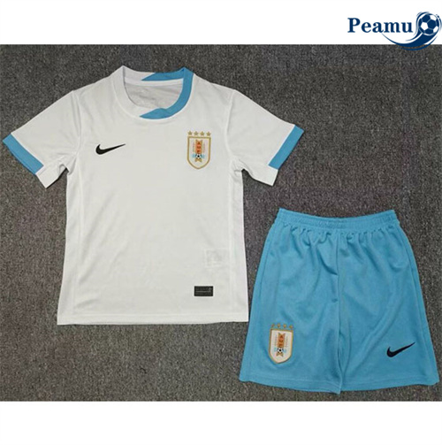 Camisola Futebol Uruguai Crianças Alternativa Equipamento 2024-2025