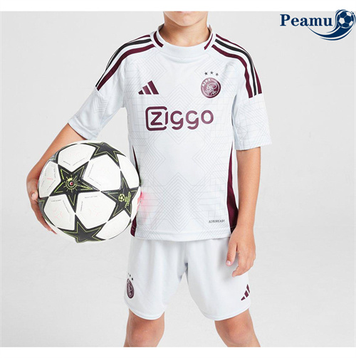 Camisola Futebol Ajax Amsterdam Crianças Terceiro Equipamento 2024-2025