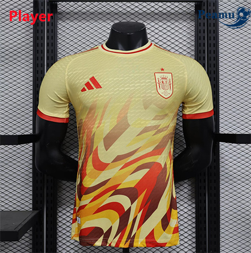 Camisola Futebol Espanha Player especial Equipamento Amarelo 2024-2025