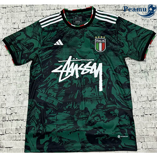 Camisola Futebol Italia Equipamento Édition spéciale Verde 2024-2025