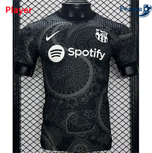 Camisola Futebol Barcelona Player Training Equipamento Preto 2024-2025