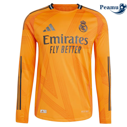 Camisola Futebol Real Madrid Alternativa Equipamento Manga comprida 2024-2025