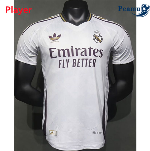 Camisola Futebol Real Madrid Player Edição especial Equipamento Branco 2024-2025