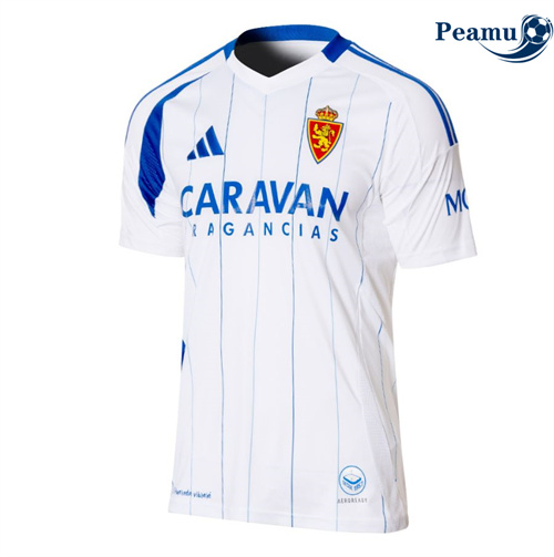 Camisola Futebol Real Zaragoza Principal Equipamento 2024-2025