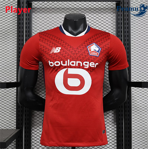 Camisola Futebol Lille OSC Player Principal Equipamento 2024-2025