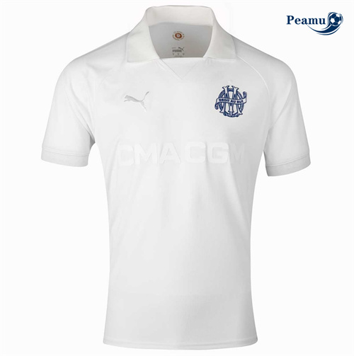 Camisola Futebol Olympique Marsella Édition 125e anniversaire Branco 2024-2025