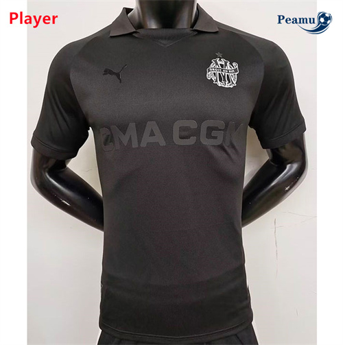 Camisola Futebol Olympique Marsella Player Édition 125e anniversaire Preto 2024-2025