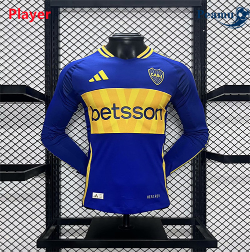 Camisola Futebol Boca Juniors Player Principal Equipamento Manga comprida 2024-2025