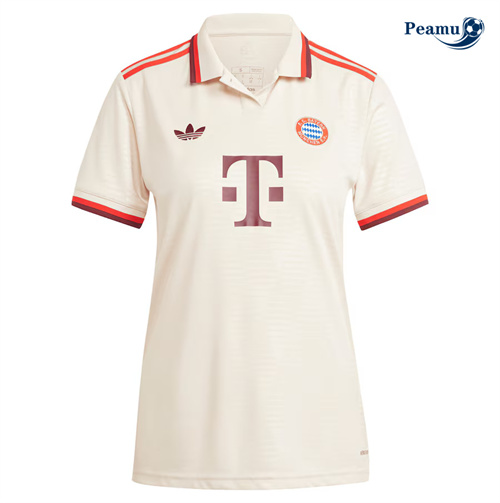 Camisola Futebol Bayern de Munique Mulher Terceiro Equipamento 2024-2025