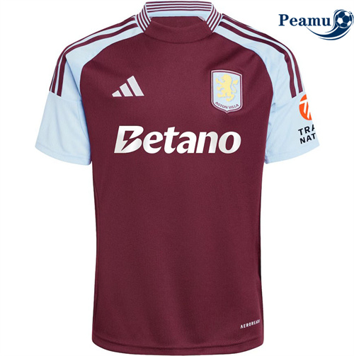 Camisola Futebol Aston Villa Principal Equipamento 2024-2025