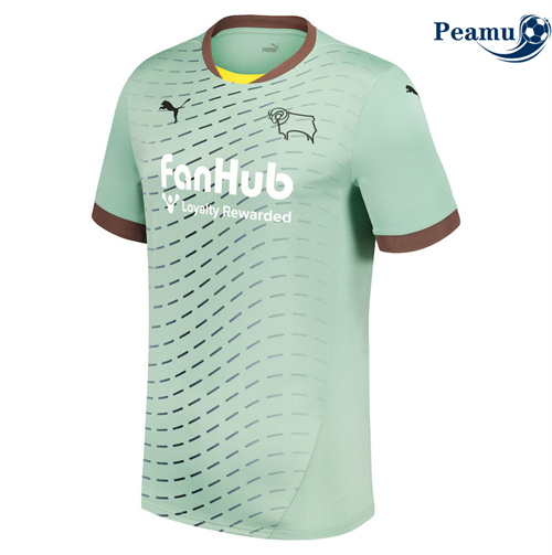 Camisola Futebol Derby County Alternativa Equipamento 2024-2025