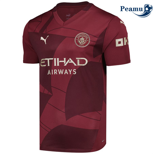 Camisola Futebol Manchester City Terceiro Equipamento 2024-2025